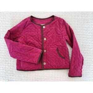 Janie And Jack Fuchsia Pink Quilted Jacket